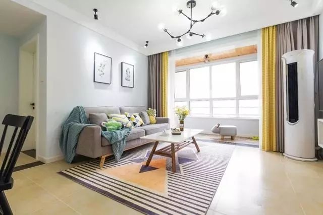 廈門明豐財(cái)富中心95㎡清爽北歐風(fēng)三居，漂亮得可以當(dāng)做樣板房了