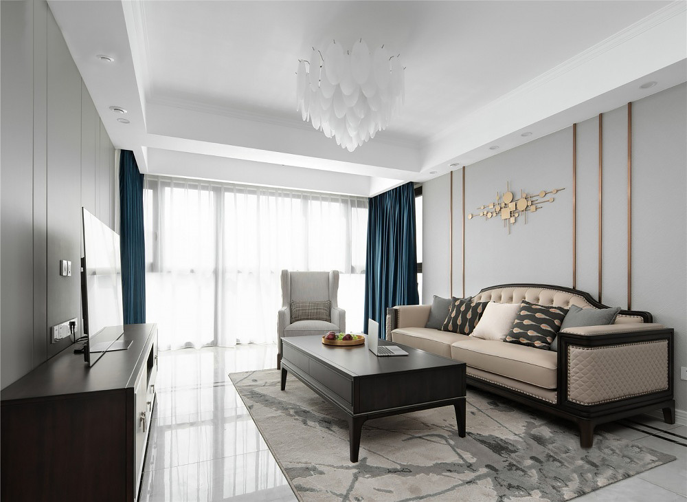 廈門金林灣花園120㎡輕奢美式，寧靜而精致的品質(zhì)之家