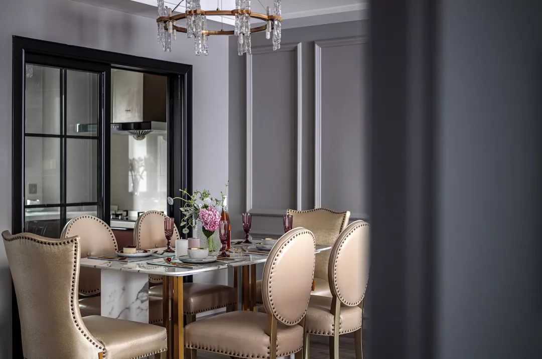 廈門中駿四季陽光128㎡美式三居室，浪漫又充滿溫情的家