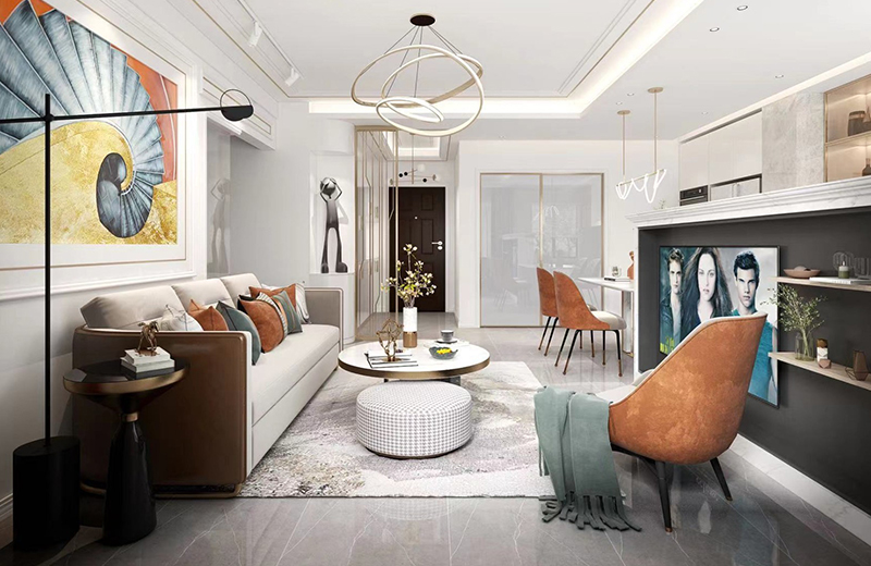 中央公園城 110㎡現(xiàn)代風(fēng)格